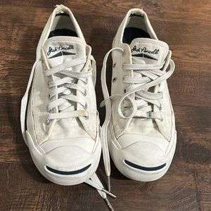 White converse Jack Purcells M 6/W7.5